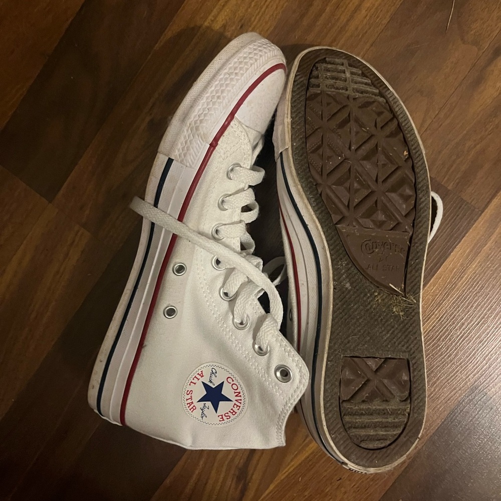 White High Top Converse